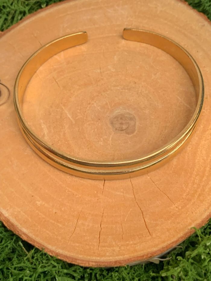 Bracelet ouvert acier