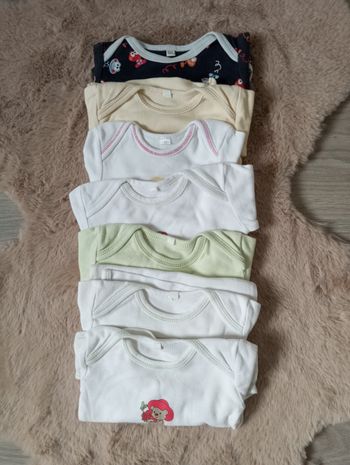 Lot 7 bodies manches longues