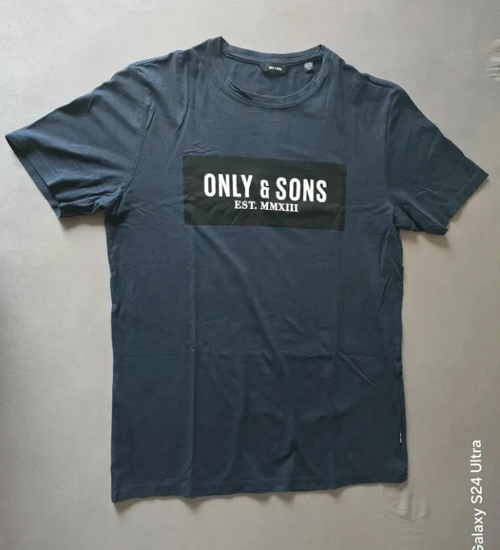 Only & Sons T-shirt Logo – Bleu Marine Streetwear - photo numéro 2