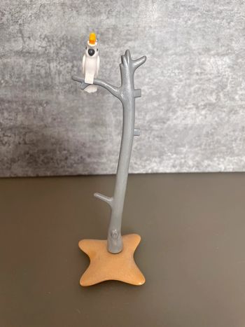Playmobil animal perroquet sur arbre