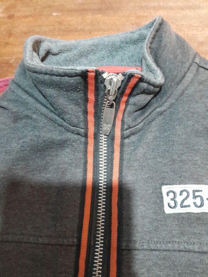 Sweat zippé oxbow effet vieilli - photo numéro 3