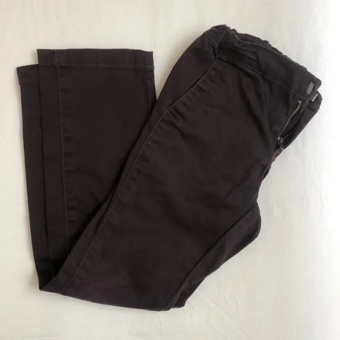 Pantalon en satin de coton droit 4ans - photo numéro 3