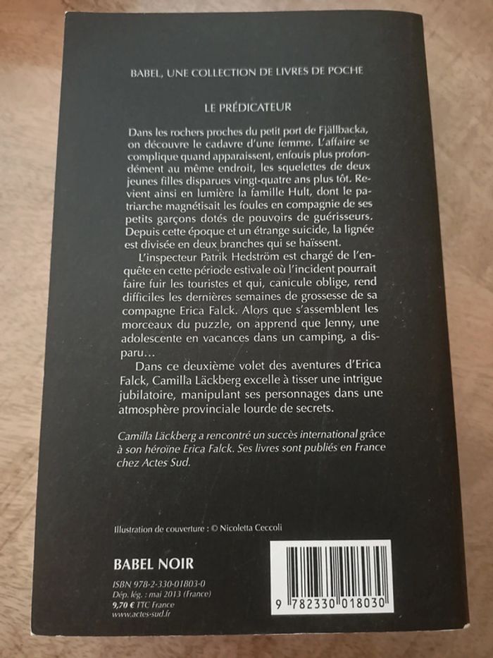 Livre "Le Prédicateur" Camilla Läckberg - photo numéro 2