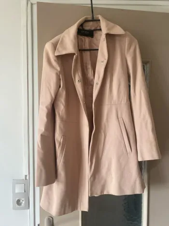 Manteau rose pale