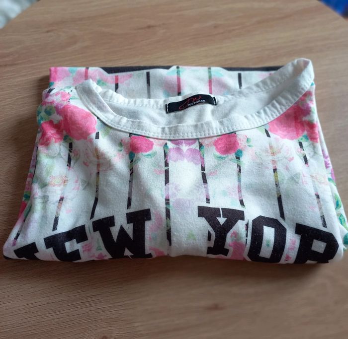 T-shirt femme JustWear Brooklyn 90 Motif floral - photo numéro 2