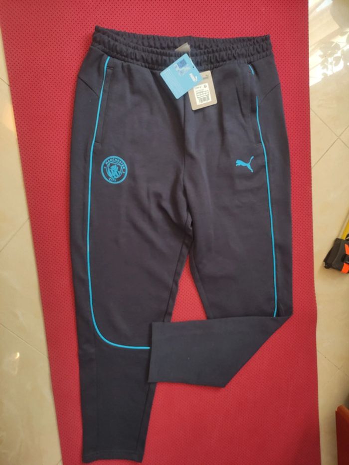 Pantalon foot Manchester City, Puma Authentique Officiel taille Femme S, Neuf