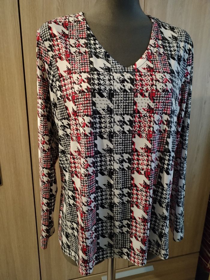 T-shirt femme manches longues taille 52