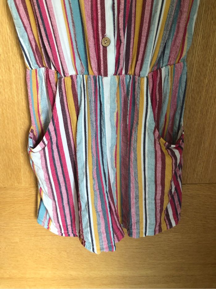 Combi short à rayures multicolores