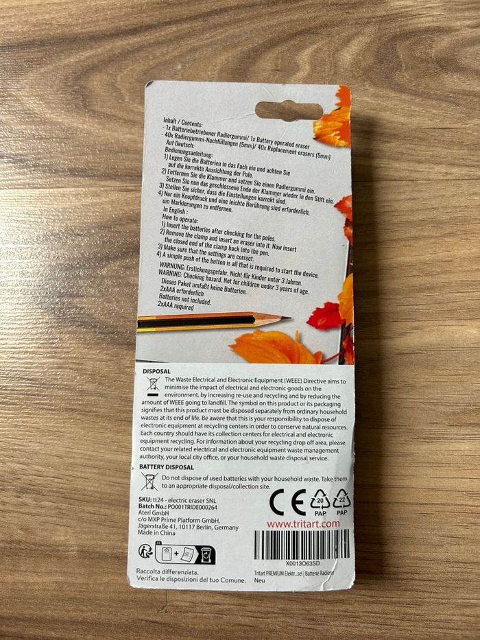 Gomme Électrique de Précision TRITART Neuf - photo numéro 4
