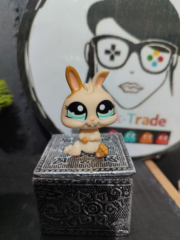 Lps935 My Littlest Petshop Pet Shop LPS Hasbro bunny Lapin Nain Baby Rabbit 1372