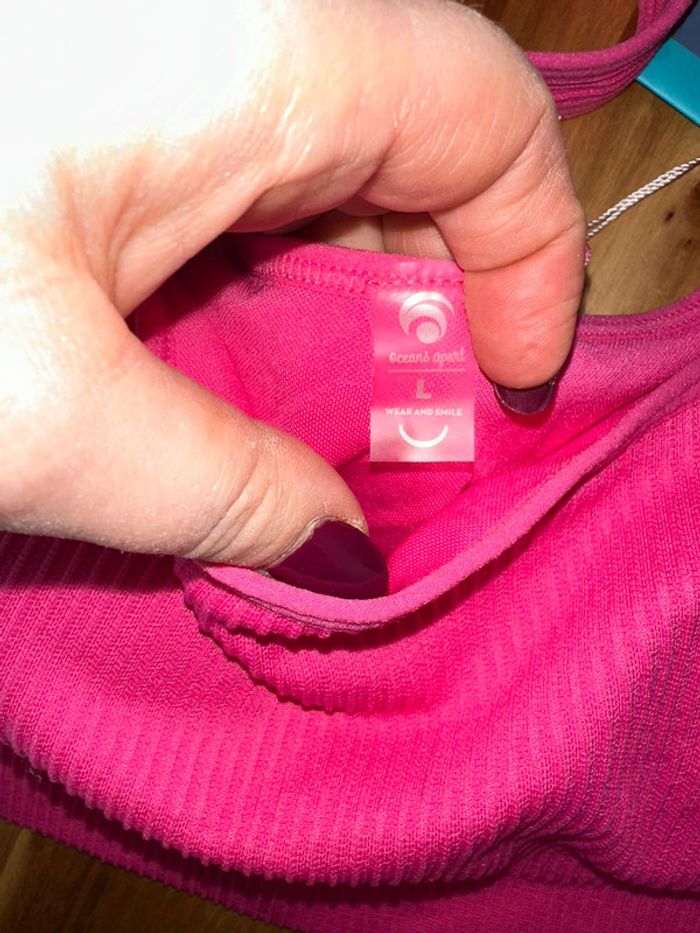 Brassière de sport taille L oceans apart neuve - photo numéro 4