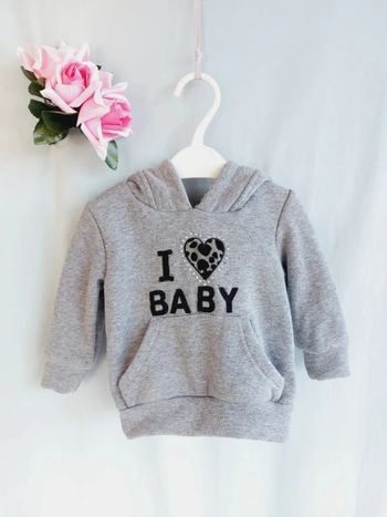 Sweat à capuche 12 mois Chicaprie