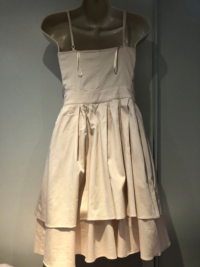 Robe rose poudré Naf-Naf taille 34 style vintage - photo numéro 13