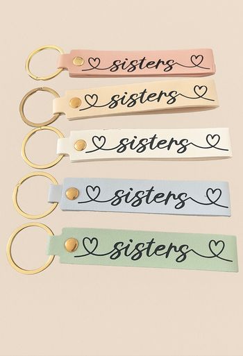 Porte clé en similicuir