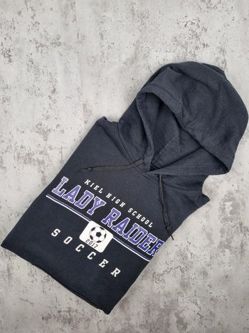 Pull à capuche universitaire "Kiel High School"  Noir – M Hommes
