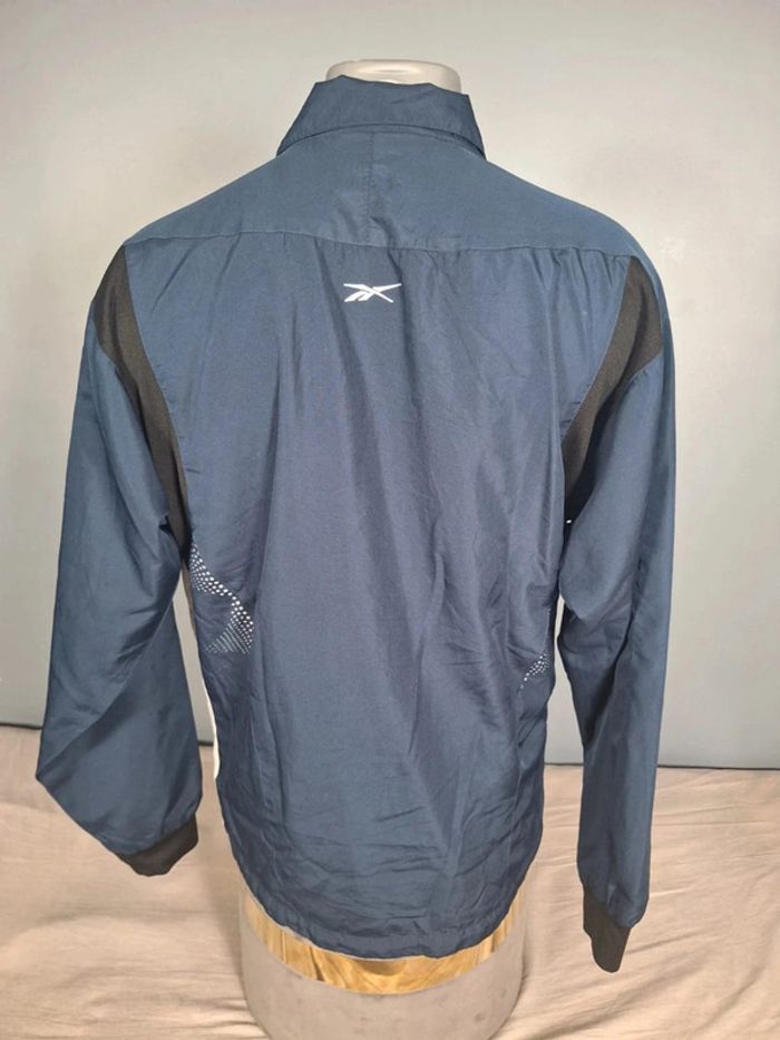 Veste Reebok Hockey M vintage bleu marine zippée sport brodé (545) - photo numéro 10