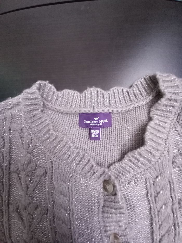 Gilet gris argenté - photo numéro 3