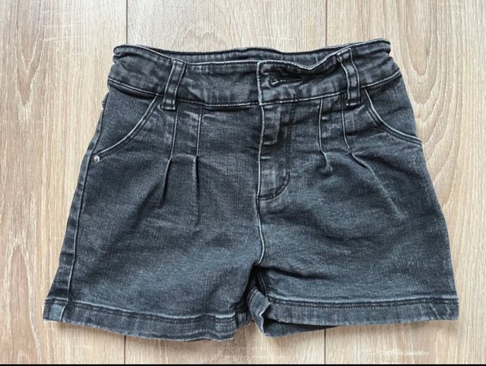 Short jean gris fille / IKKS - 6 ans