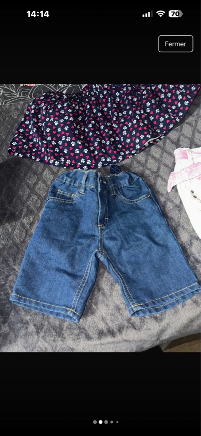 Lot vêtements fille