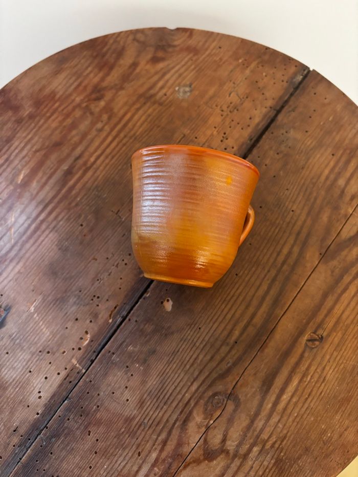 Vintage lot de 4 tasses et soucoupes Arcopal volcan - photo numéro 9