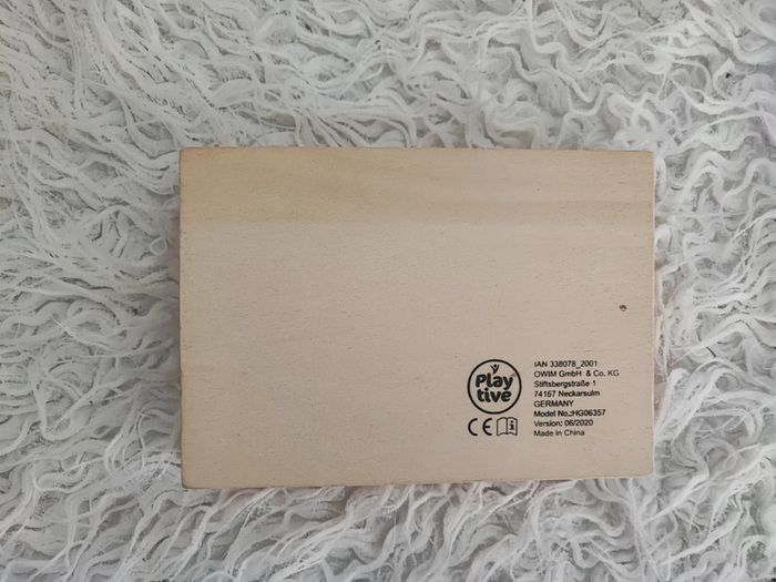 Boîte domino en bois motif animaux - photo numéro 3