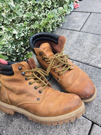 Chaussures bottines homme jack&Jones taille 43 camel lacets