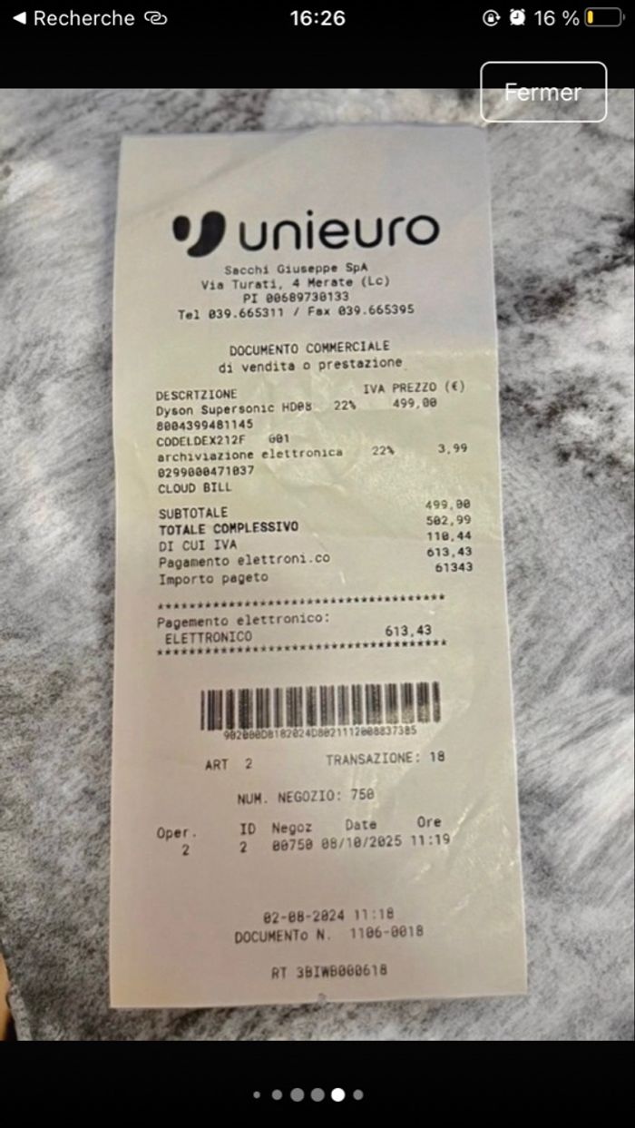 Dyson supersonic neuf jamais utilisé - photo numéro 7