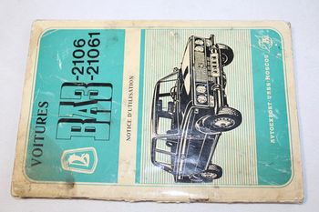 Notice d'utilisation voiture Lada