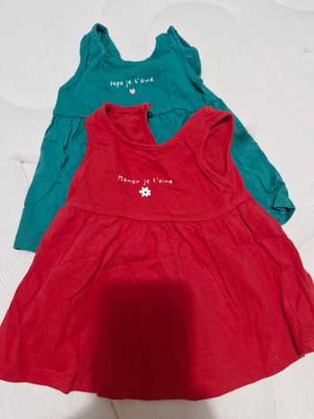 Lot de 2 robes