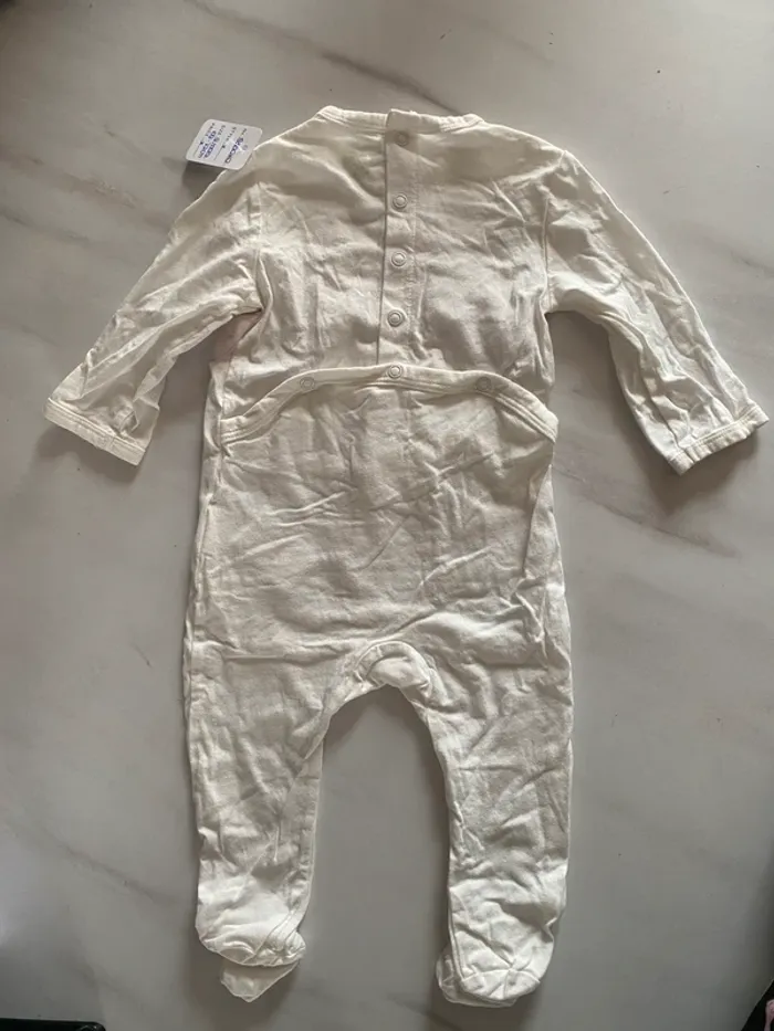 Pyjama fin blanc Stitch Kiabi 9 mois/69-72 cm [ref.85B070] - photo numéro 5
