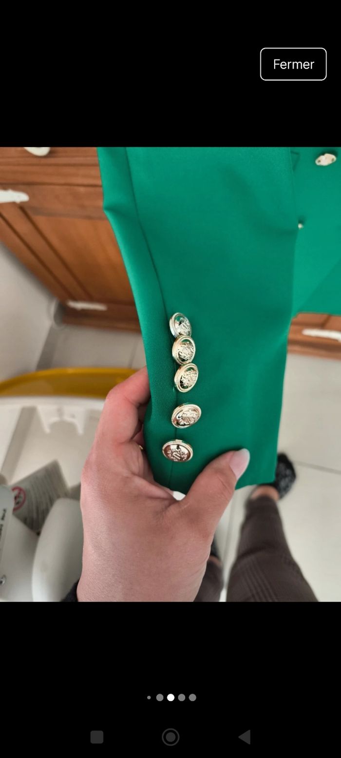 Blazer vert - M - photo numéro 4