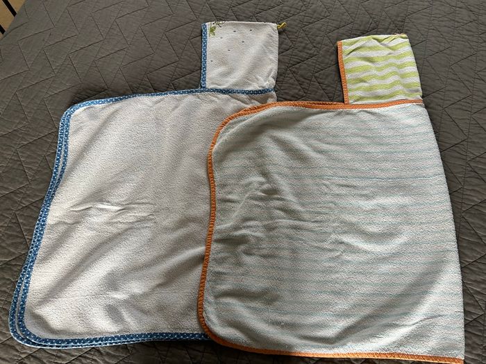 Lot de 2 serviettes de bain à capuche enfant IKEA