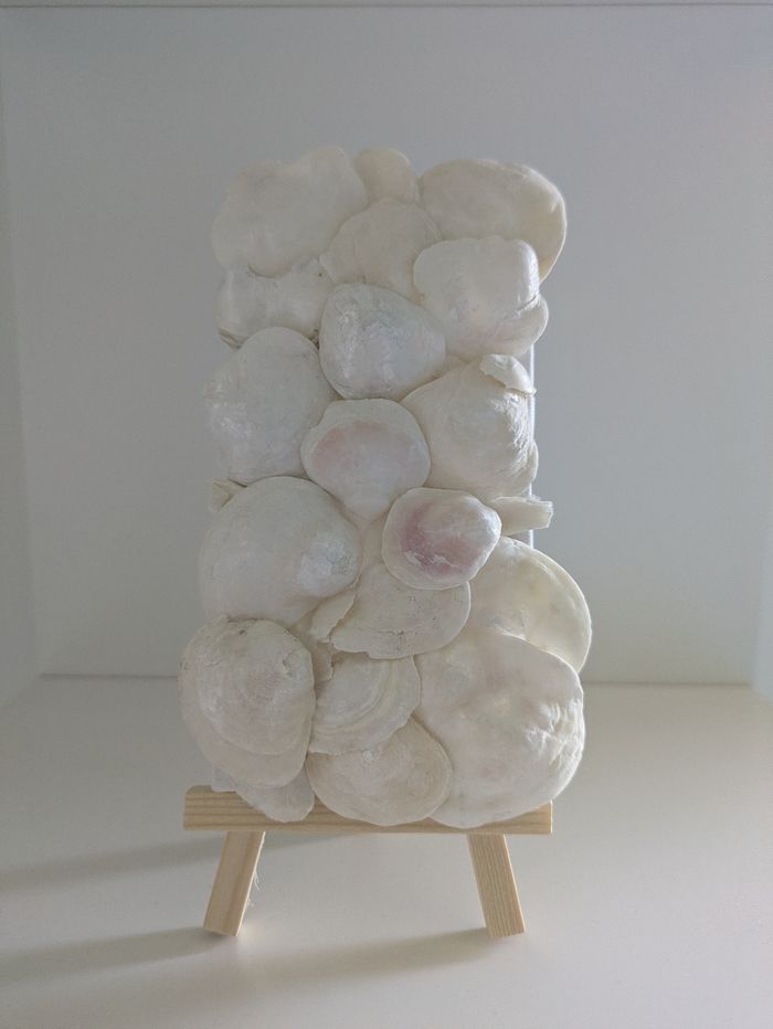 Petite toile décorative coquillages