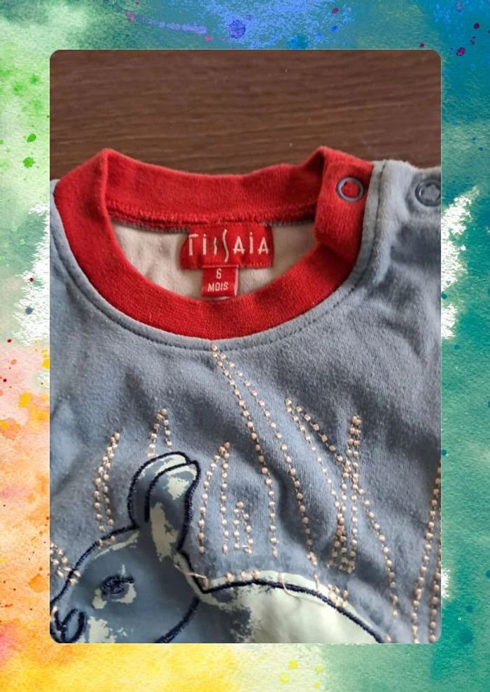 Tshirt lapin 6 mois - photo numéro 3