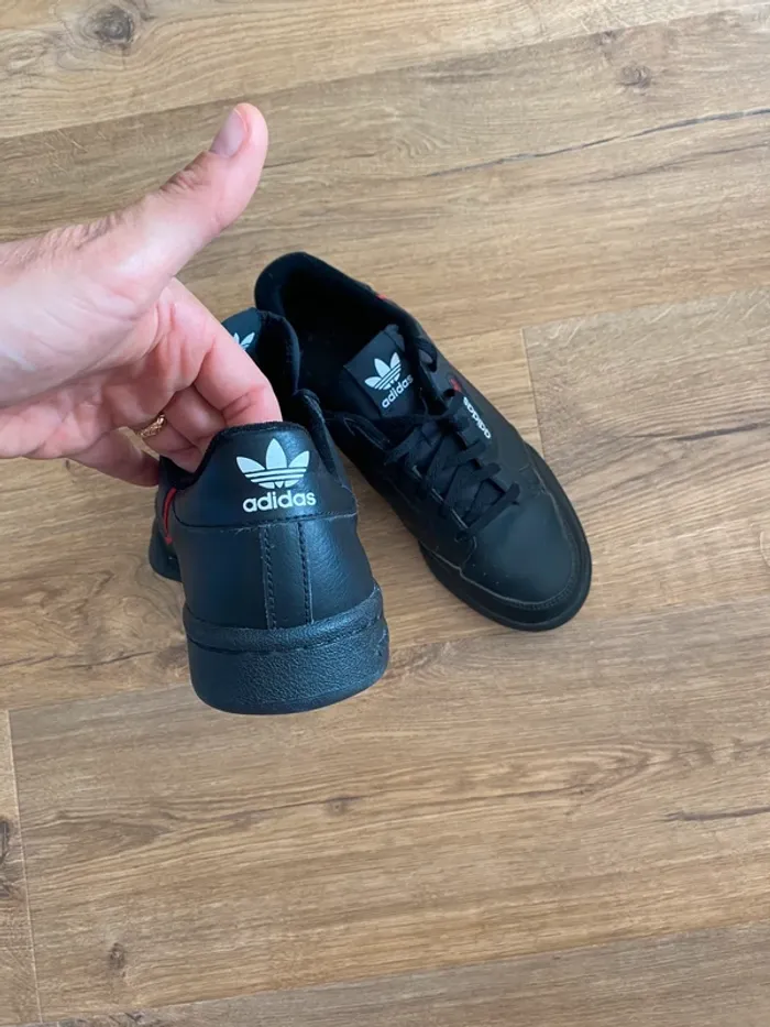 Adidas Continental 80 F99786 – Noir Vintage – Taille 38,5 – État Neuf - photo numéro 4