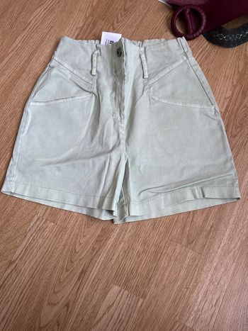 Short taille haute S/M vert d’eau