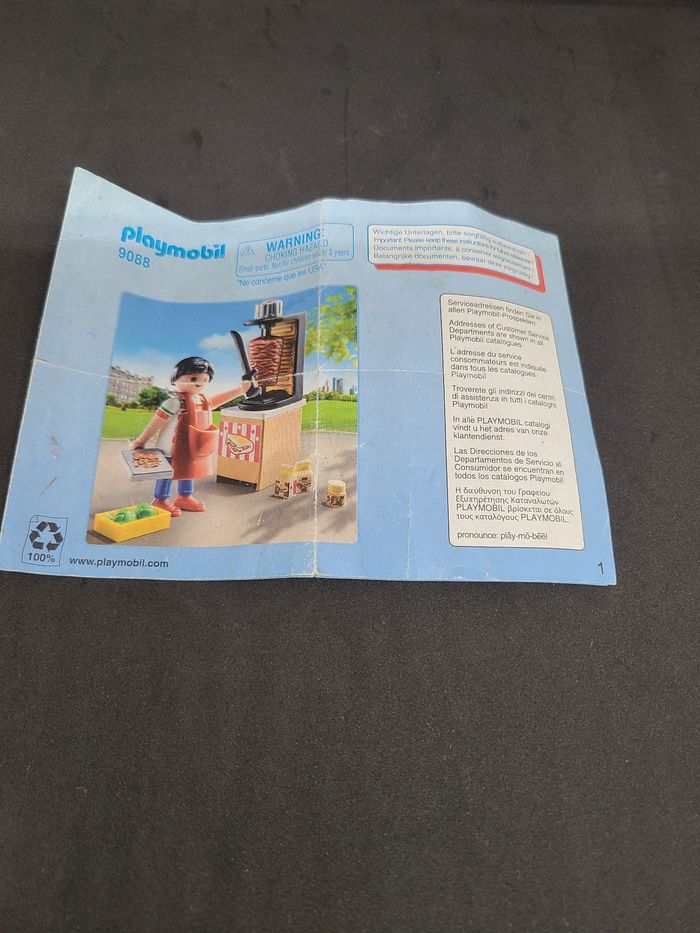 Playmobil 9088 vendeur de kebab complet - photo numéro 2