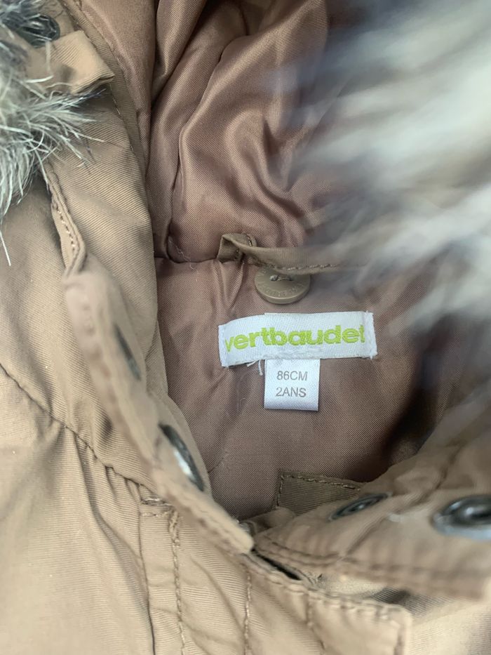 Manteau marron fille Verbaudet 2 ans - photo numéro 5
