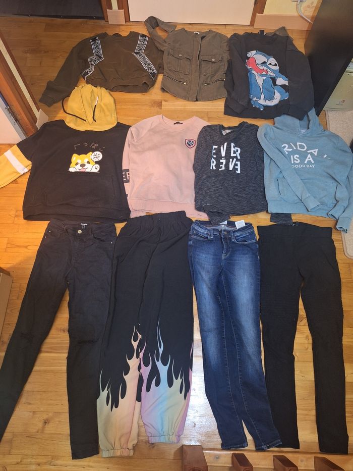 Lot vêtements femme taille S équivalent  ado 16 ans