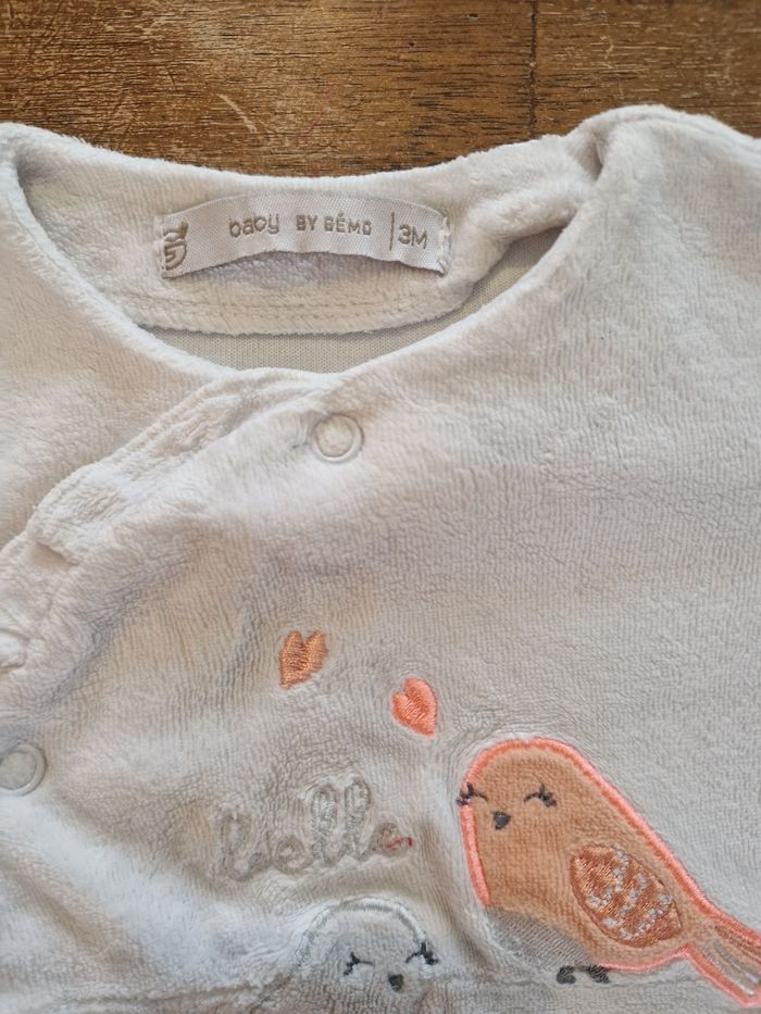 Pyjama velours - 3  mois - photo numéro 2