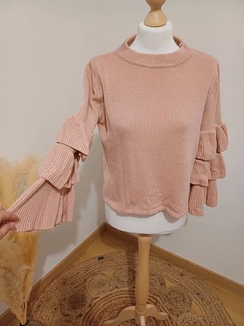 Pull rose chic taille S 36
