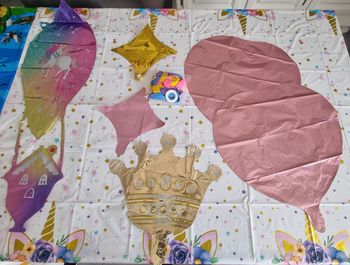 Decoration anniversaire licorne