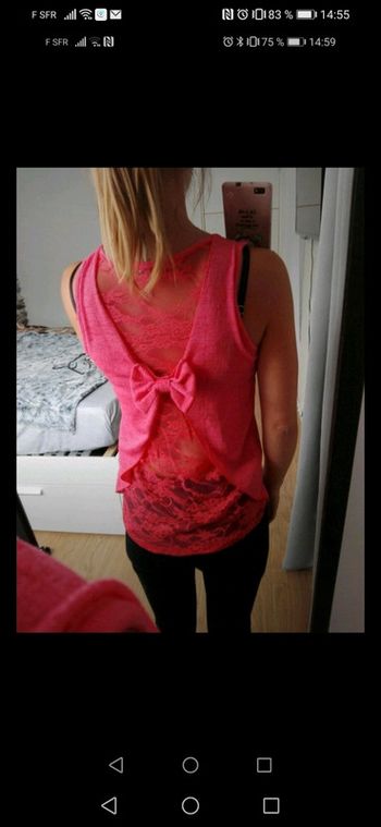 Top rose/ corail Mim T. S