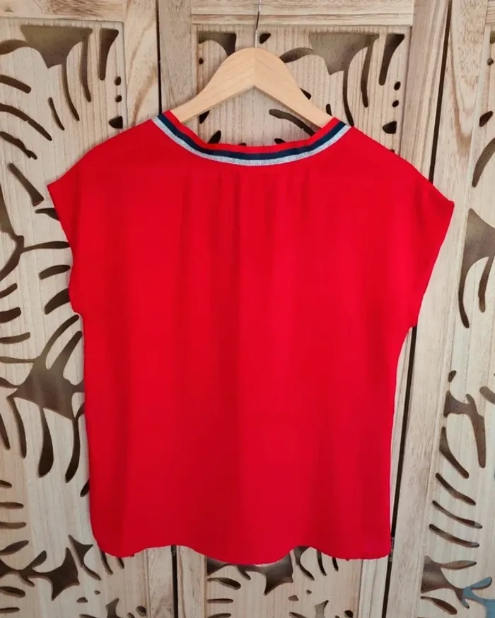 Blouse col V Taille 2 Rue des Abbesses - photo numéro 11