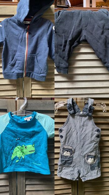 4 vêtements bébé garçon