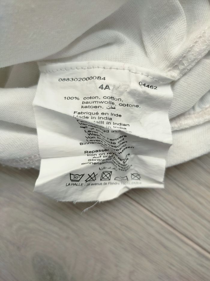 T-shirt blanc rock Kim & Lou 4 ans - photo numéro 6