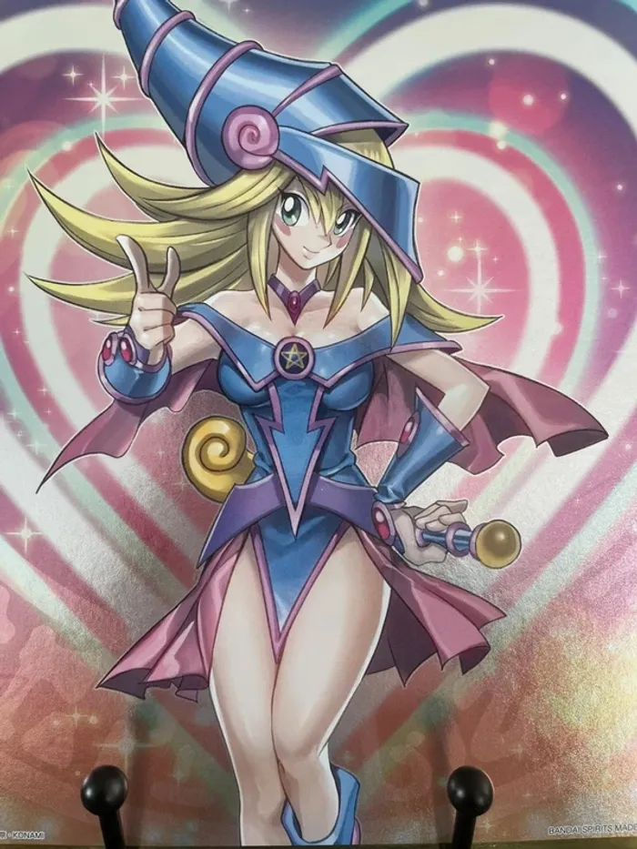 Yu-Gi-Oh! Shikishi métallisé Black Magician Girl Ichiban Kuji Vol. 4 20×20 cm - photo numéro 3