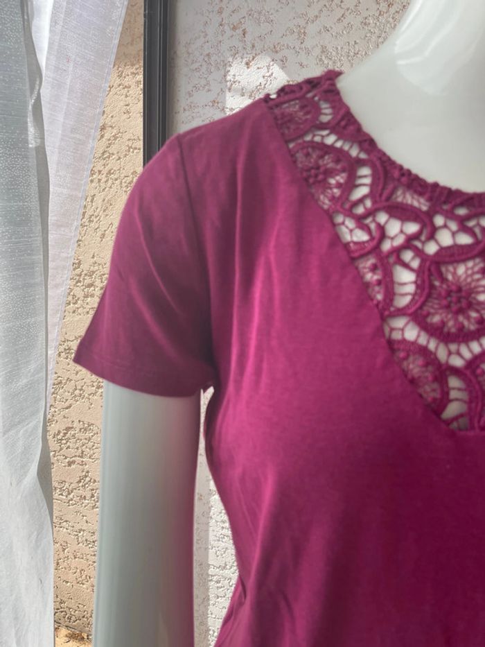 T-shirt mauve - photo numéro 4