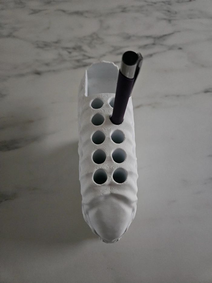 Porte bics blanc Allien - photo numéro 2