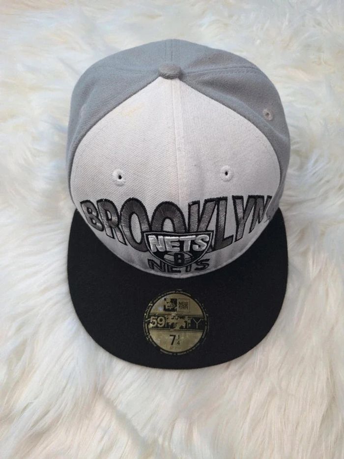 Casquette new era NBA brooklyn nets / taille 57,7 cm - brodé / hardwood classics (482)